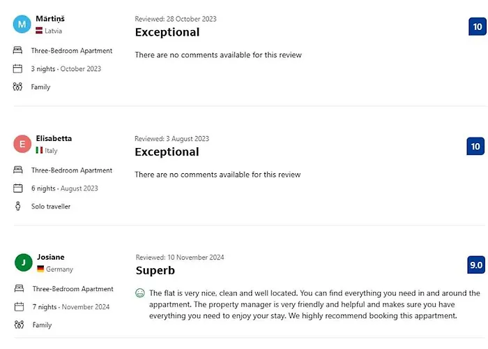 아파트 Quiet Traditional - 3-bedroom 라바트